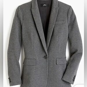 J. Crew Parke Blazer In Stretch Heather Grey. Size 16 Tall
